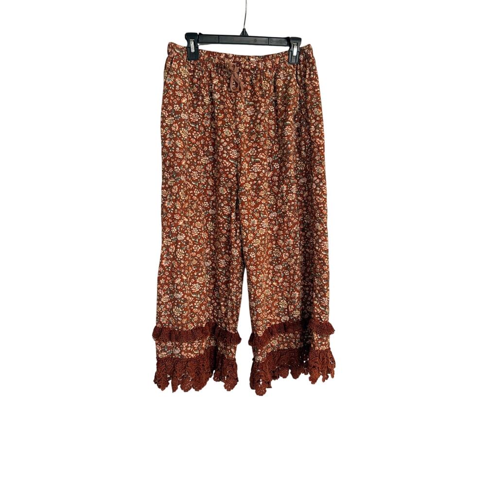 BlueVelvet Floral Pants Size M - Picture 5 of 8